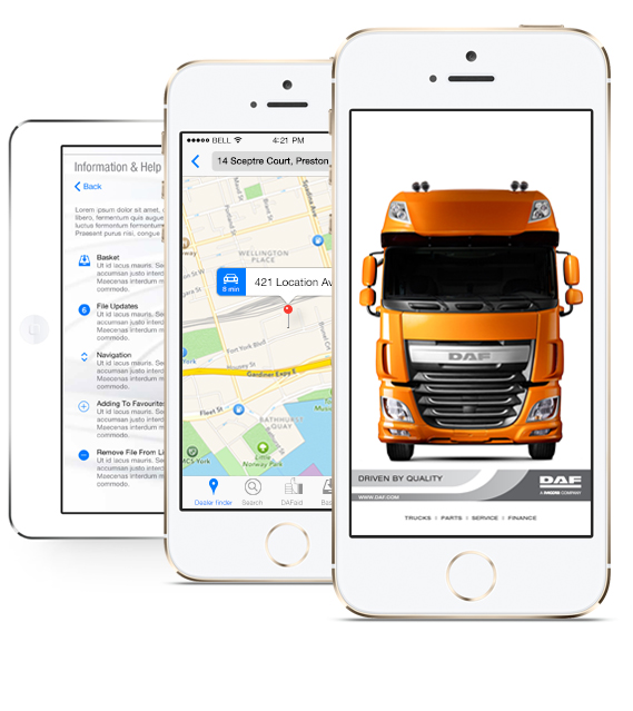 DAF iPhone App Support